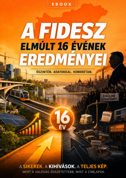 A Fidesz elmúlt 16 évének eredményei – ebook borító
